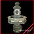 Outdoor Green Stone Garden Water Fountain For Decoration YL-P271
